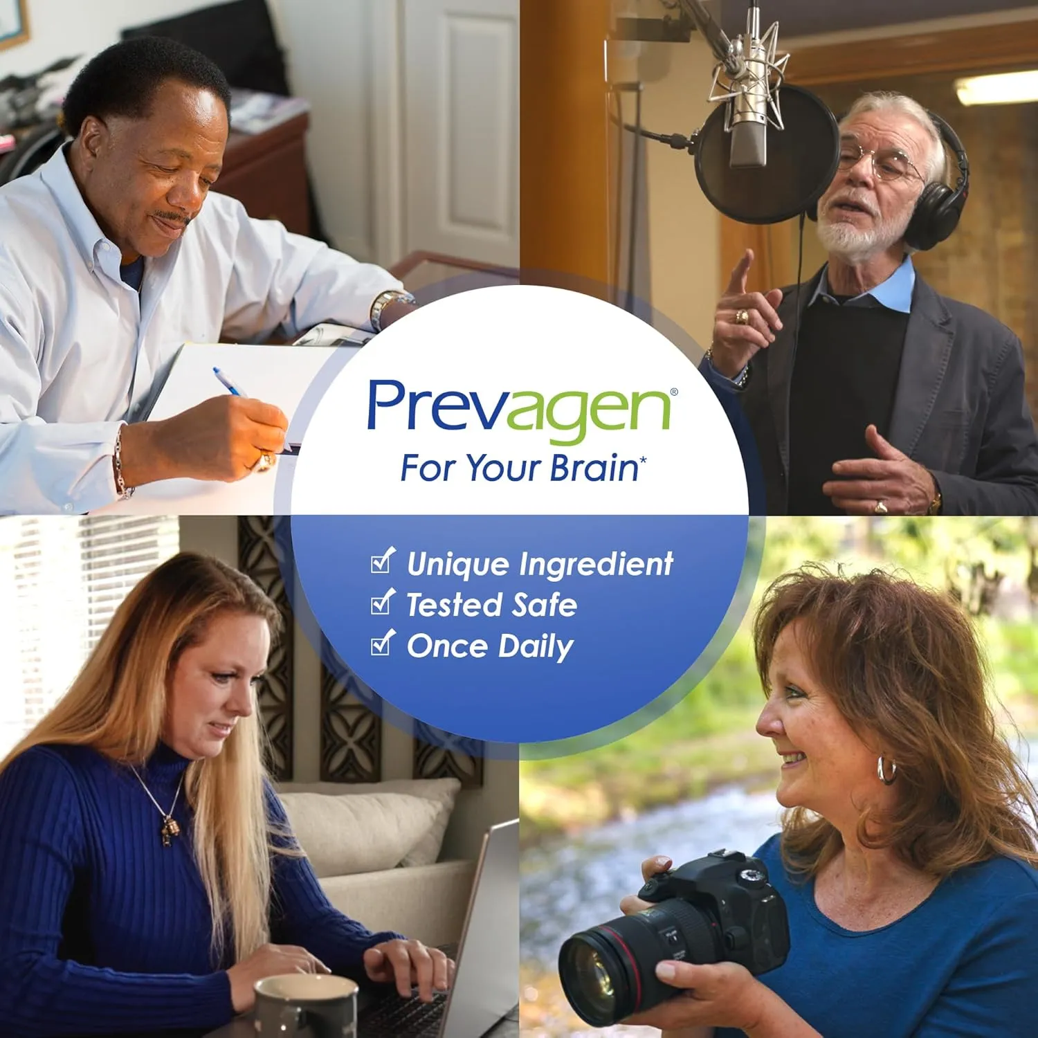 Prevagen Regular Strength 10mg, 60 Capsules |1 Pack| with Apoaequorin & Vitamin D with Attractive and Stackable Prevagen Storage Box