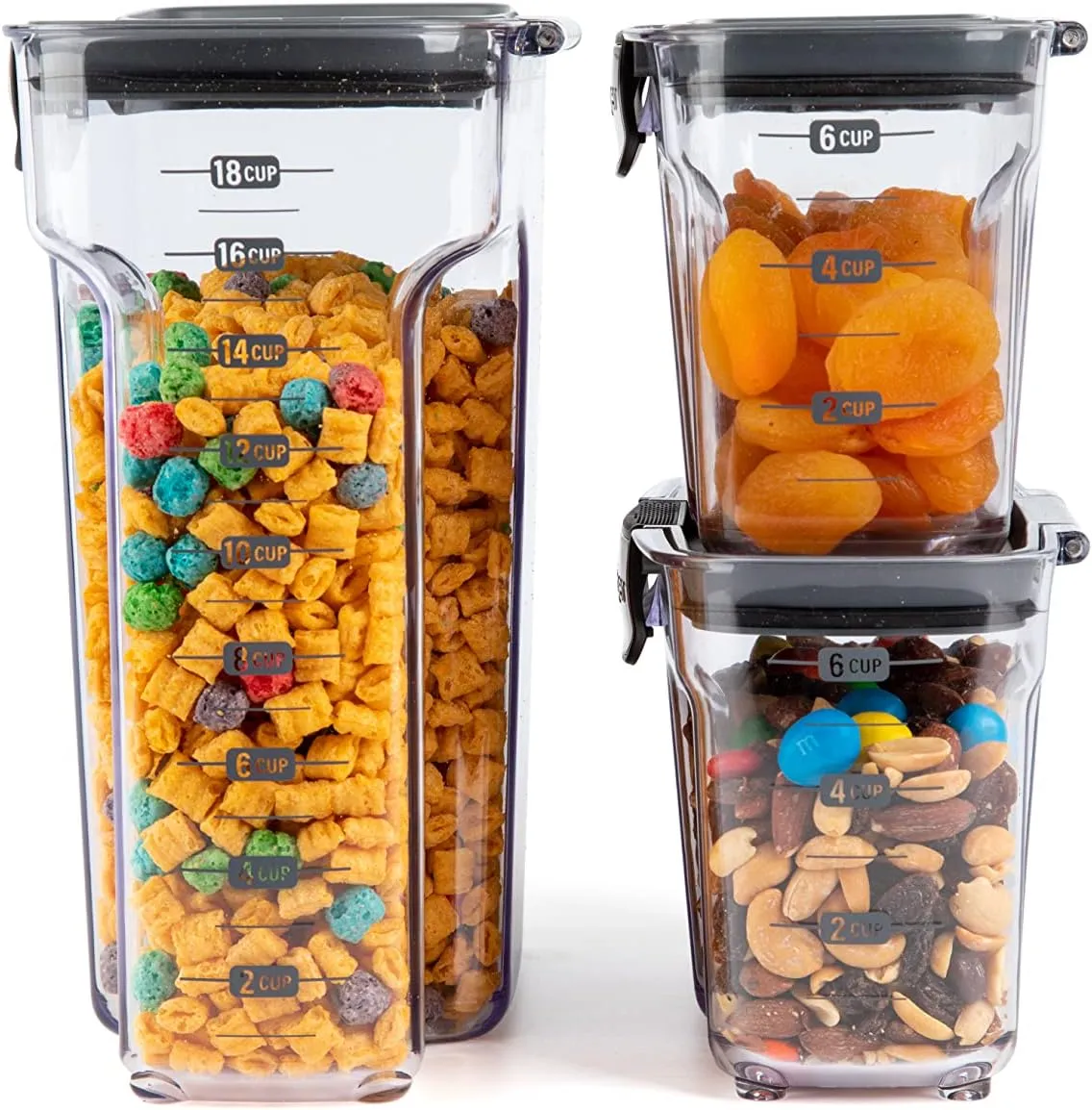 Progressive International ProKeeper  1.5-quart Small Cereal Keeper Multipurpose Airtight Stackable Food Storage Container