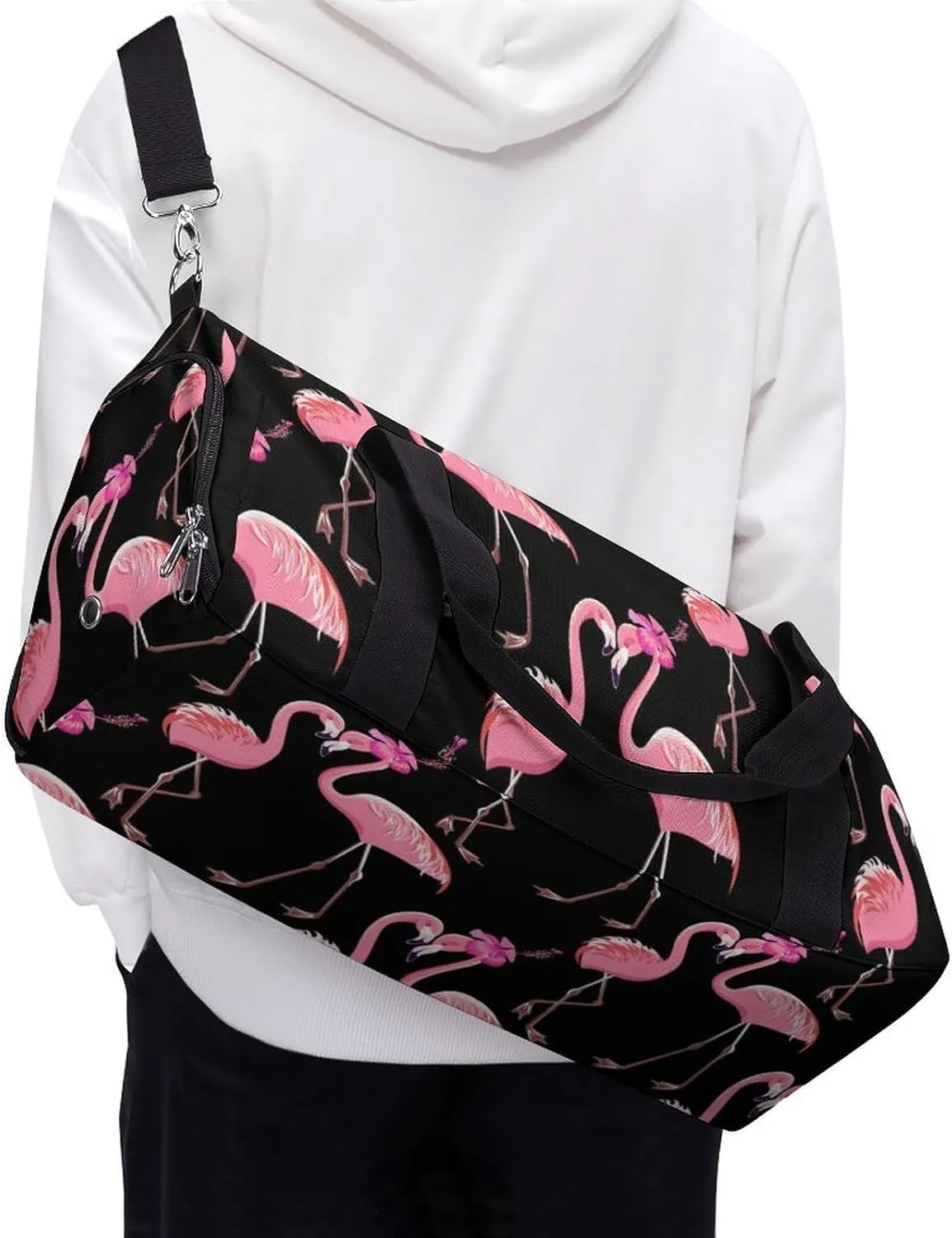 Psychedelic Sun Moon Stars Tie Dye Fitness Bag with Large Capacity Backpack And Waterproof Bag