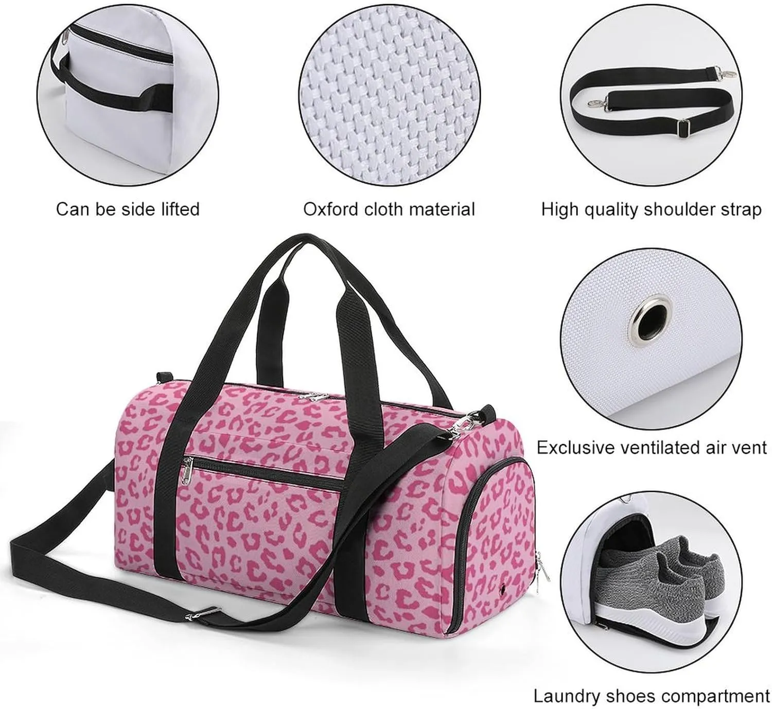 Psychedelic Sun Moon Stars Tie Dye Fitness Bag with Large Capacity Backpack And Waterproof Bag