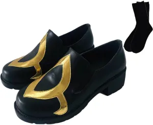 Qiqi Cosplay Shoes Keqing Boots Anime Characters Cosplay Shoes Cos Performance