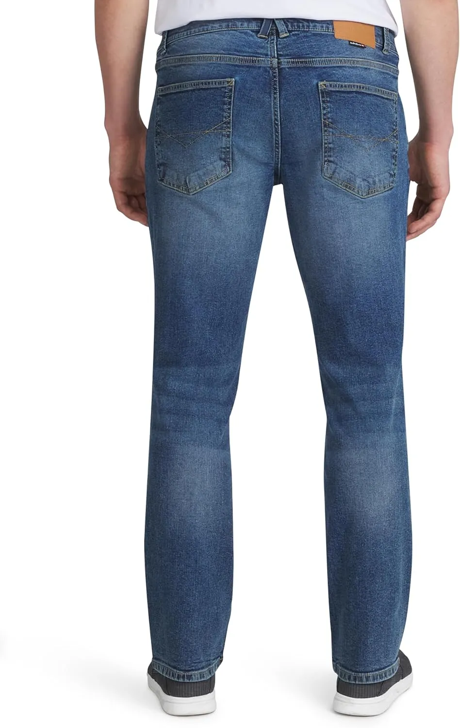 Quiksilver Men's 5 Pocket Straight Fit Stretch Waist Denim Jeans