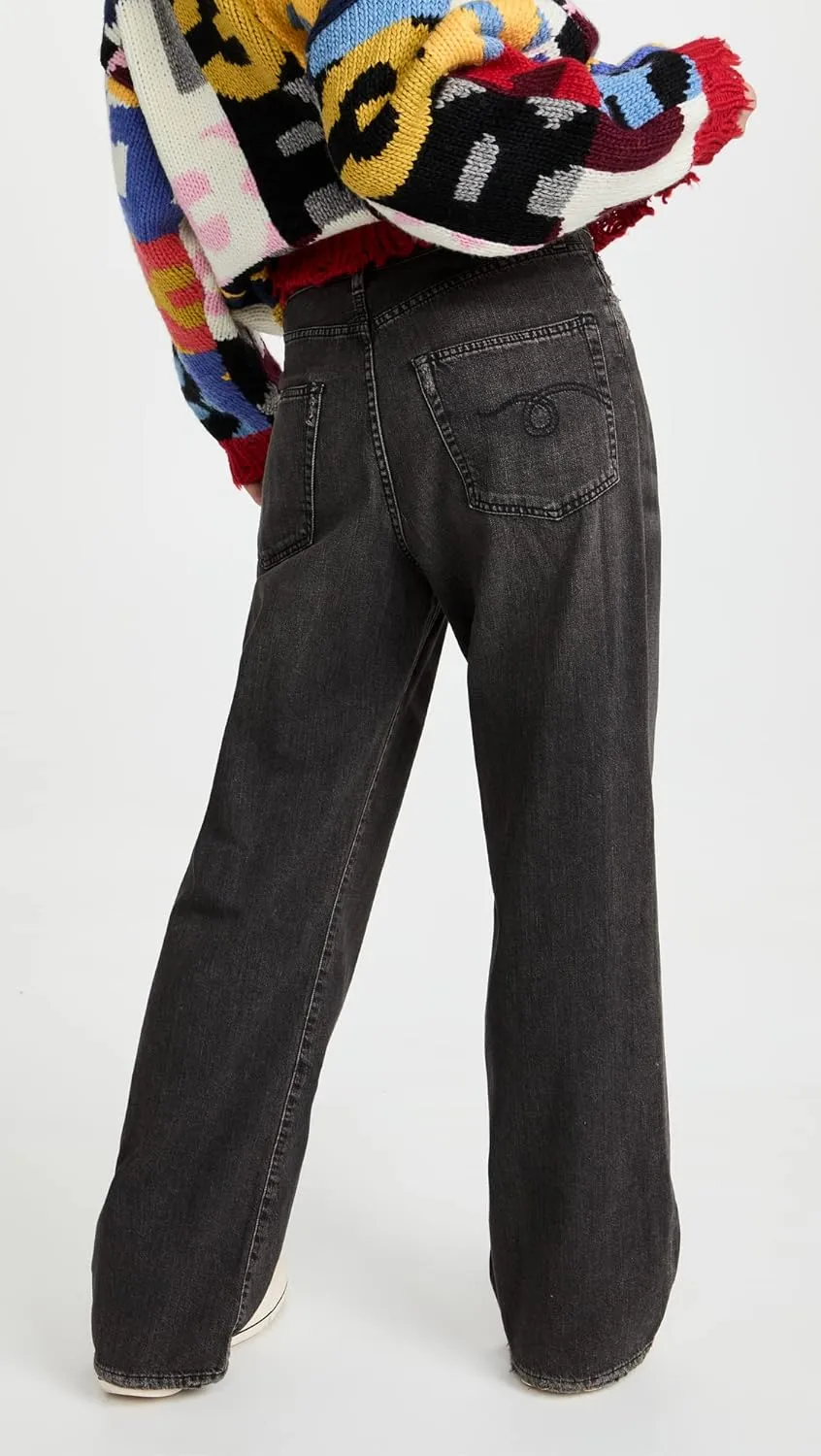 R13 Women's Damon Pleated Wide Leg