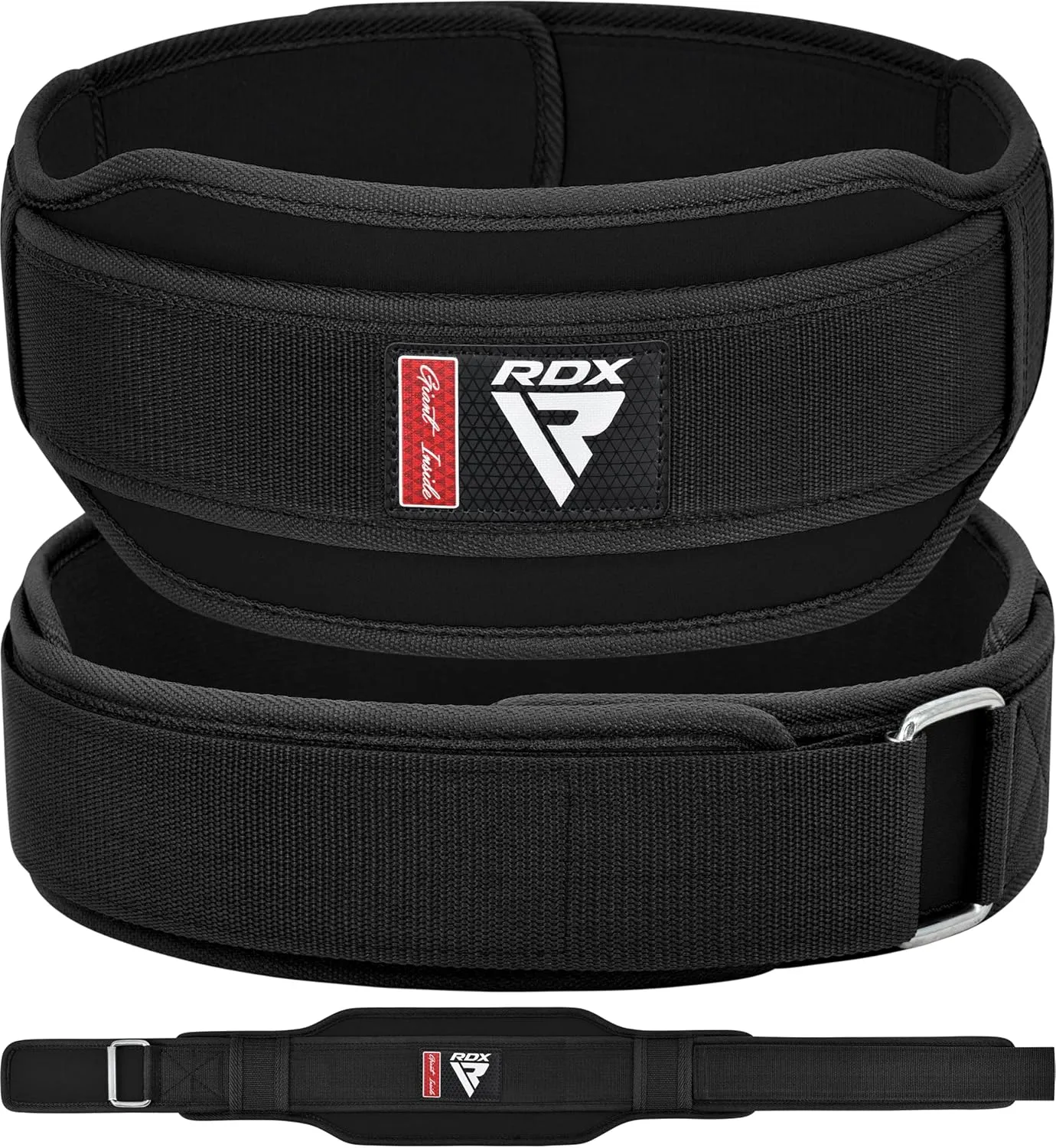 RDX Weight Lifting Belt for Men and Women, Durable EVA Foam Padding, Iron Buckle, Back Soft Support for Powerlifting, Bodybuilding and Weightlifting Gym Workout Fitness Exercise Equipment