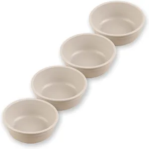 Re-Play 12 Oz. Toddler Bowls for Snack and Everyday Dining - Dishwasher and Microwave Safe - Made in USA - Set of 4-4.9" x 4.9" x 1.8" Sand