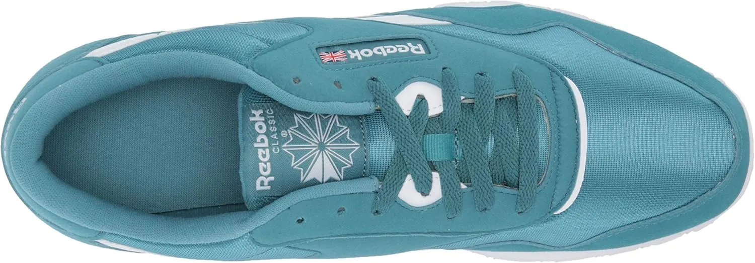 Reebok Mens Classic Cushioned Footbed Faux Leather Running & Training Shoes