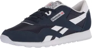 Reebok Mens Classic Cushioned Footbed Faux Leather Running & Training Shoes