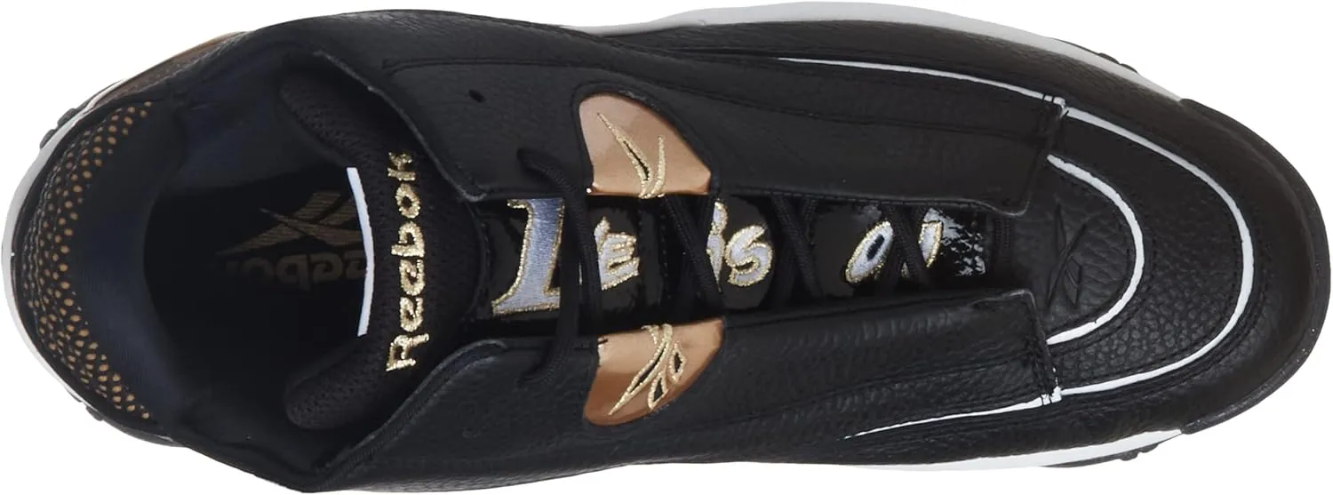 Reebok Mens The Answer DMX Faux Leather Fitness Basketball Shoes