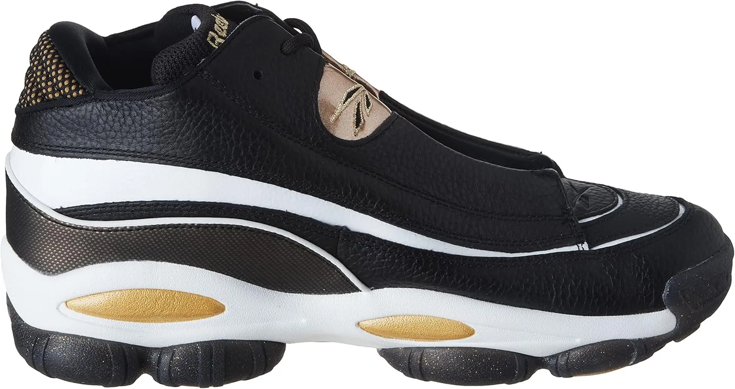Reebok Mens The Answer DMX Faux Leather Fitness Basketball Shoes