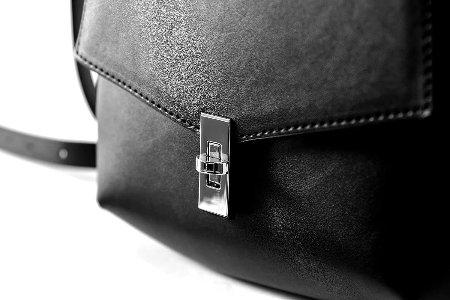 Rename Faux Leather Flap Shoulder Bag