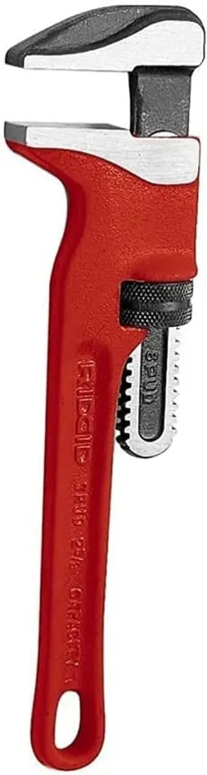 RIDGID 31400 Spud Wrench, 12-inch Adjustable Spud Wrench, Red, full size