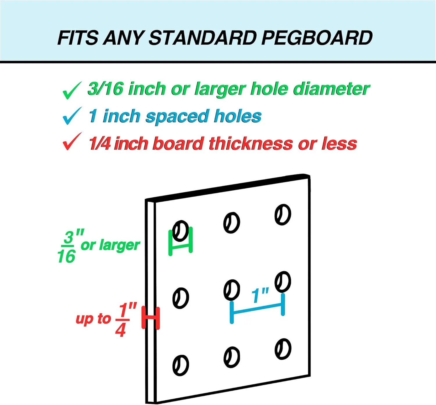 RightArrange Pegboard Basket Set of 2 - XLarge   Large Size Basket, Black - Hooks to Any Peg Board - Organize Tools, Workbench, Accessories, Garage Storage - Wall Organizer Attachments