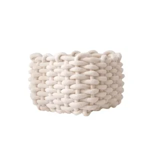 Rope Basket Storage for Oraganizing Bins. Organizer Decorative Basket