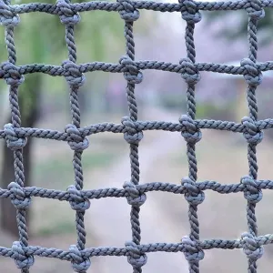 Rope Netting Heavy Duty,Climbing Cargo net,Backyard Playground net,Rope Climbing Net Ladder Adults Fitness Net,Background Wall Decorative Net Indoor partition Network.(Size:2 * 2m)