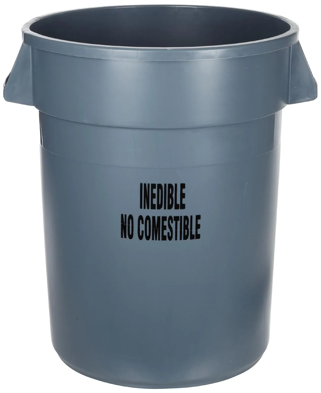 Rubbermaid Commercial Products 44 Gal BRUTE Food Handling Inedible Gray, for Restaurants/Landscapers/Construction Sites/Back of House/Offices/Warehouses/Commercial Environments