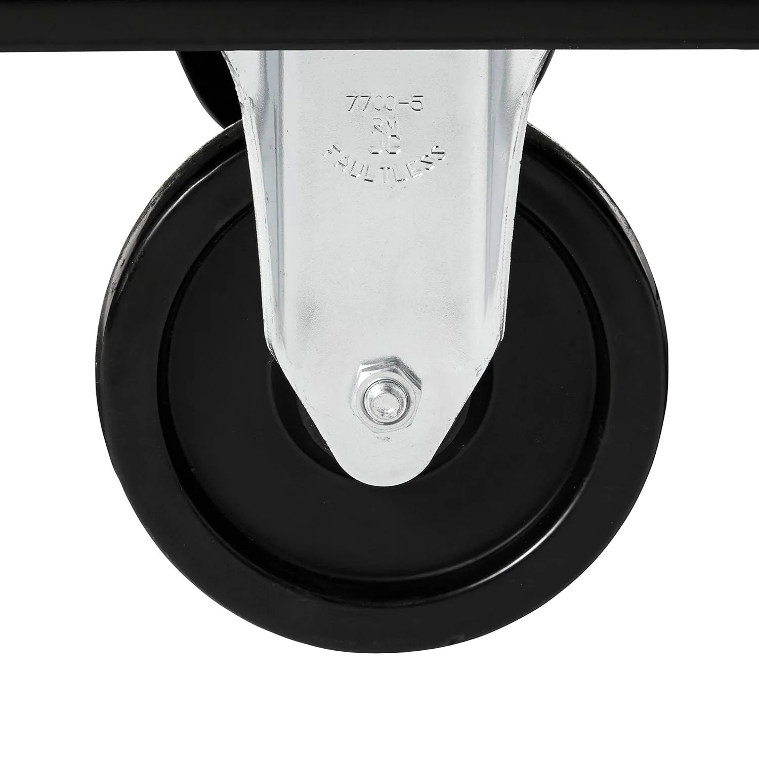 Rubbermaid Commercial Products Bulk Cube Truck with Wheels, 8 Cu. Ft., Black, Transport up to 300 lb. of Waste/Laundry/Linen/Supply/Packaging Material for Hospital/Hotel/School