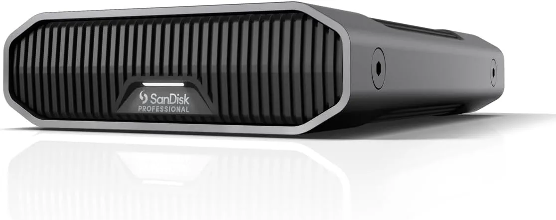 SanDisk Professional 18TB G-Drive Enterprise-Class External Desktop Hard Drive - 7200RPM Ultrastar HDD Inside, USB-C (10Gbps), USB 3.2 Gen 2, Mac Ready - SDPHF1A-018T-NBAAD