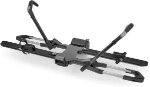 Saris Edge 2-Bike Hitch Rack – Heavy-Duty, eBike Compatible – Zero Frame Contact, Spring-Loaded Secure Hold, Tool-Free Anti-Wobble, Integrated Locks – RV Rated, Tilting for Easy Trunk Access