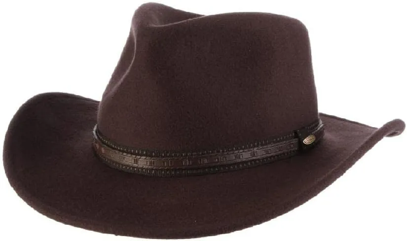 Scala Classico Men's Crushable Wool Felt Outback