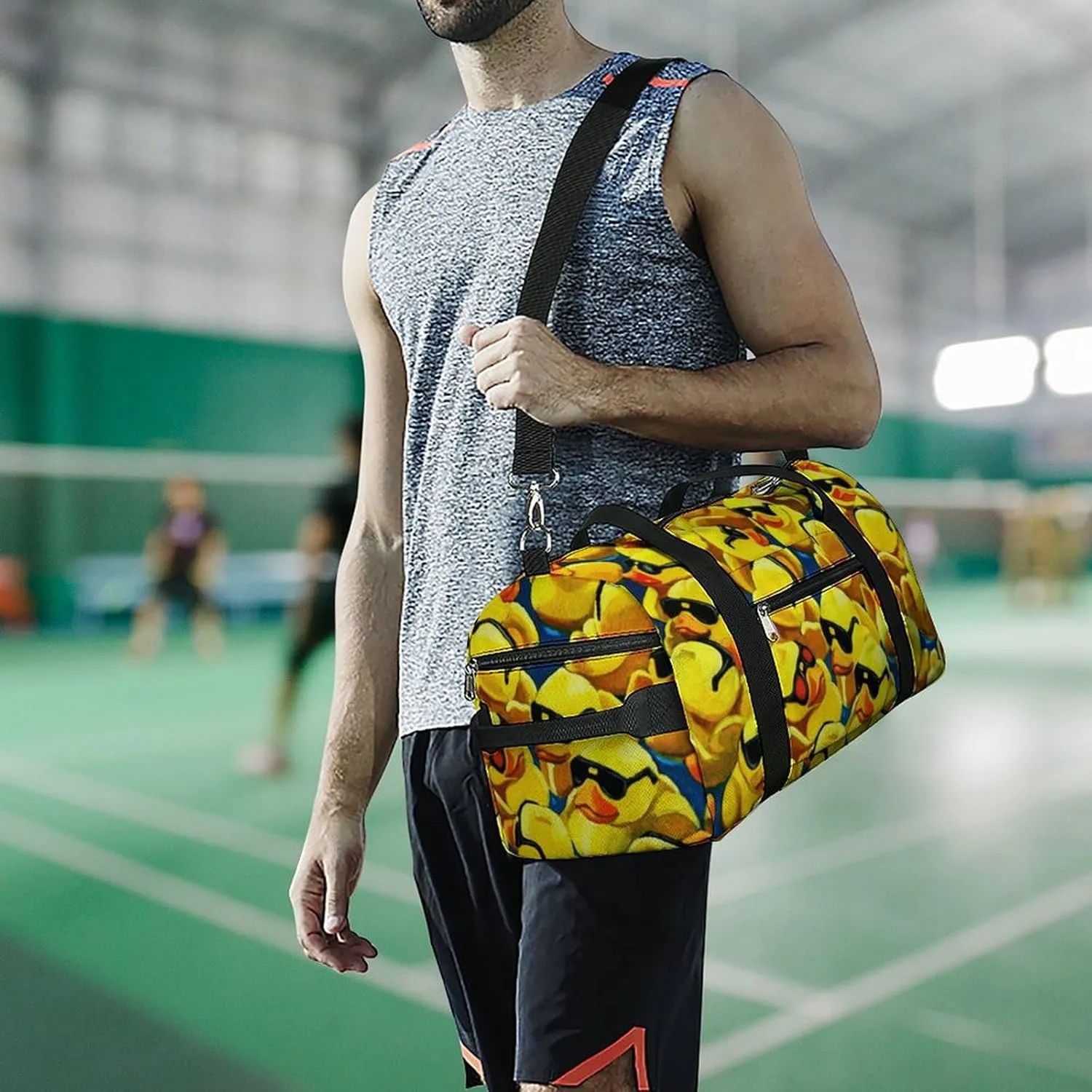 Scissors Magazine Bow Button Sewing Fitness Bag with Large Capacity Backpack And Waterproof Bag