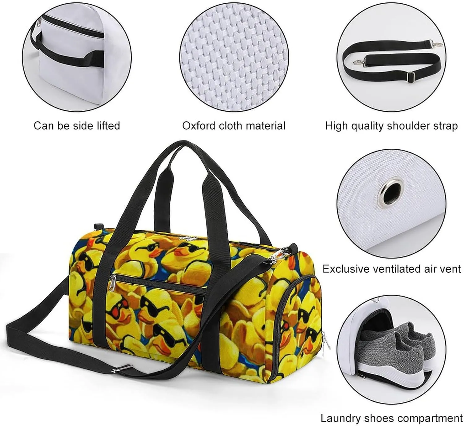 Scissors Magazine Bow Button Sewing Fitness Bag with Large Capacity Backpack And Waterproof Bag