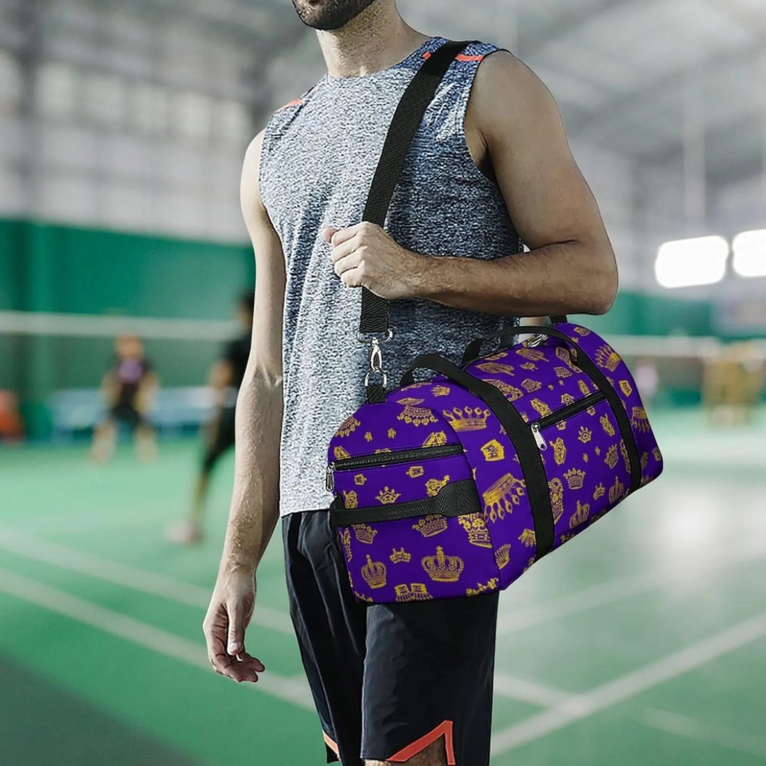 Scissors Magazine Bow Button Sewing Fitness Bag with Large Capacity Backpack And Waterproof Bag