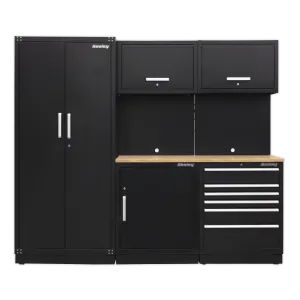 Sealey Premier 2.5m Storage System - Oak Worktop