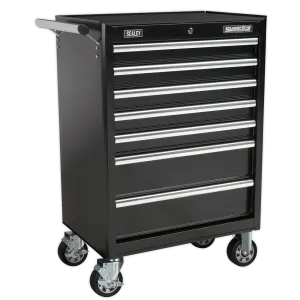 Sealey Rollcab 7 Drawer with Ball-Bearing Slides - Black AP33479B