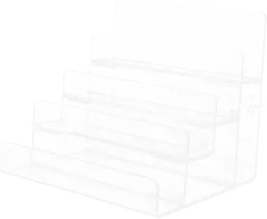 Select Purse Display Stand Acrylic Wallet Rack Ladder Display Bracket Handbag Organizer Stylish
