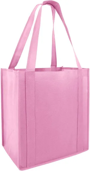 Set of 5 Reusable Grocery Shopping Tote Bags Holds 30  lbs