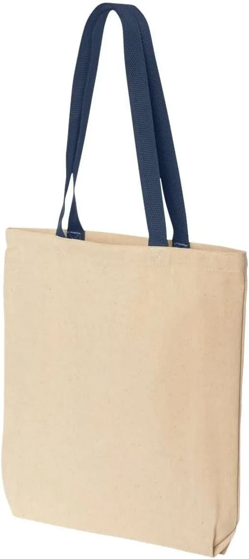 shop4ever Personalized Custom Design Your Own Cotton Canvas Tote Reusable Shopping Bag