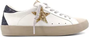 Shu Shop Womens Pamela Lace Up Sneakers Shoes Casual - Beige, Brown, White