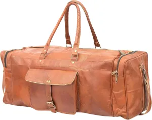Shy Shy Let's Touch The Sky Leather duffle bags large 24 Inch Square Duffel Travel Gym Sports Overnight Weekender Leather Bag for men and women