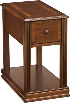Signature Design by Ashley Breegin New Traditional Wooden Chair Side End Table, Brown