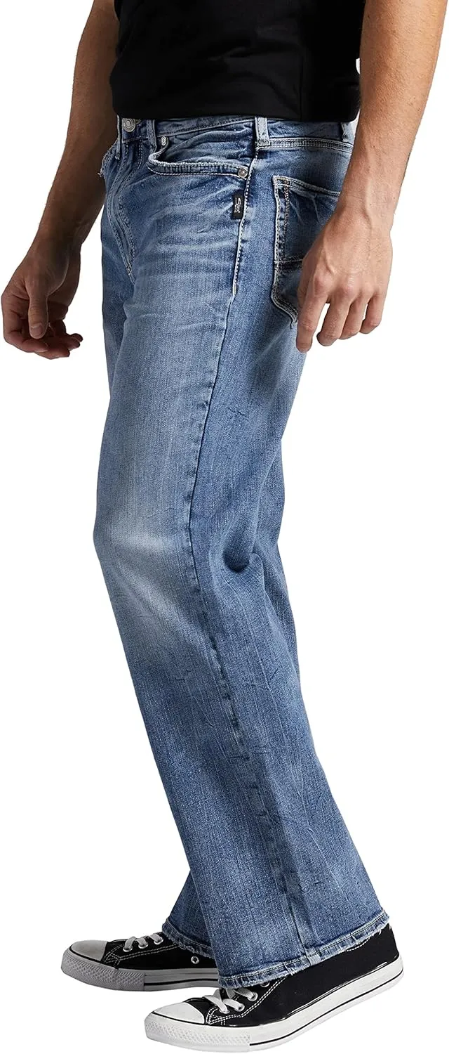 Silver Jeans Co. Men's Zac Relaxed Fit Straight Leg Jeans