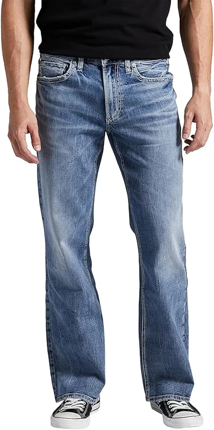 Silver Jeans Co. Men's Zac Relaxed Fit Straight Leg Jeans