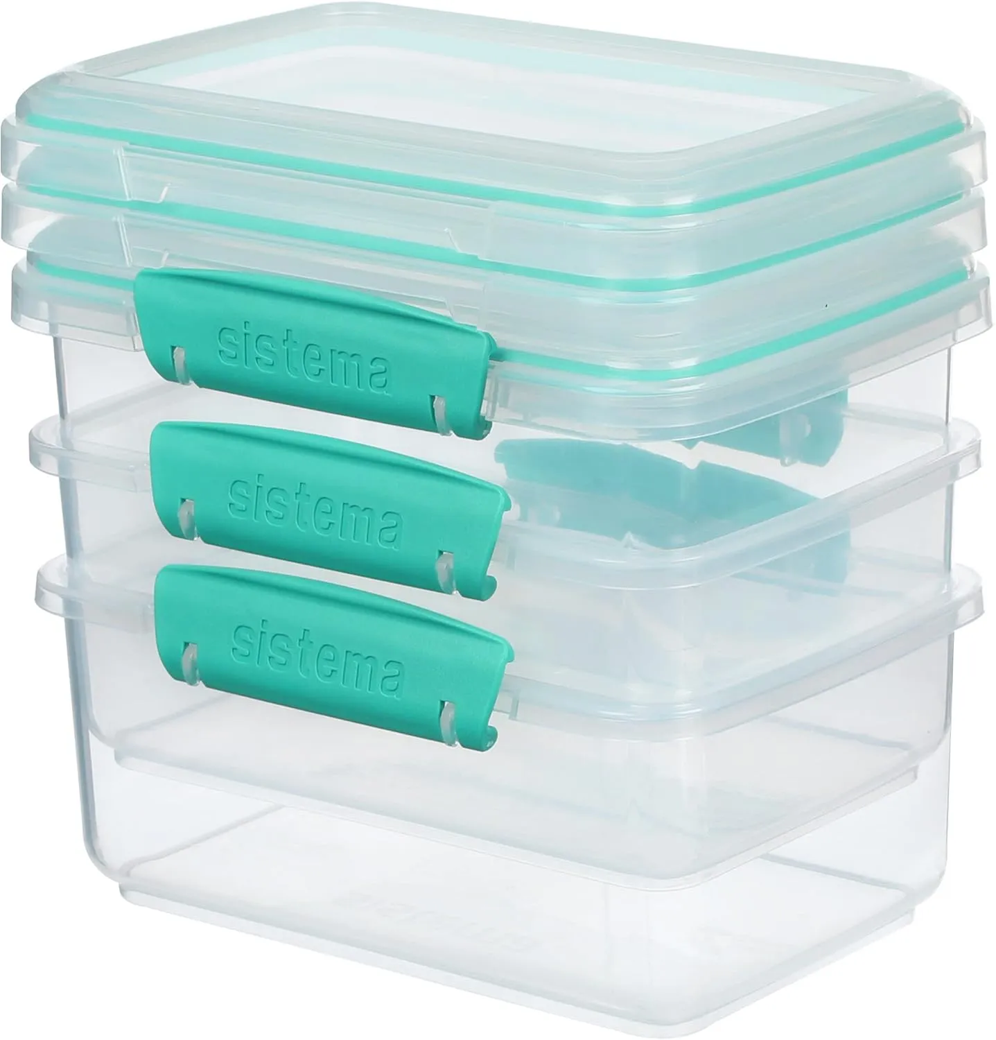 Sistema Food Storage, Polypropylene Assorted, 1L x 3