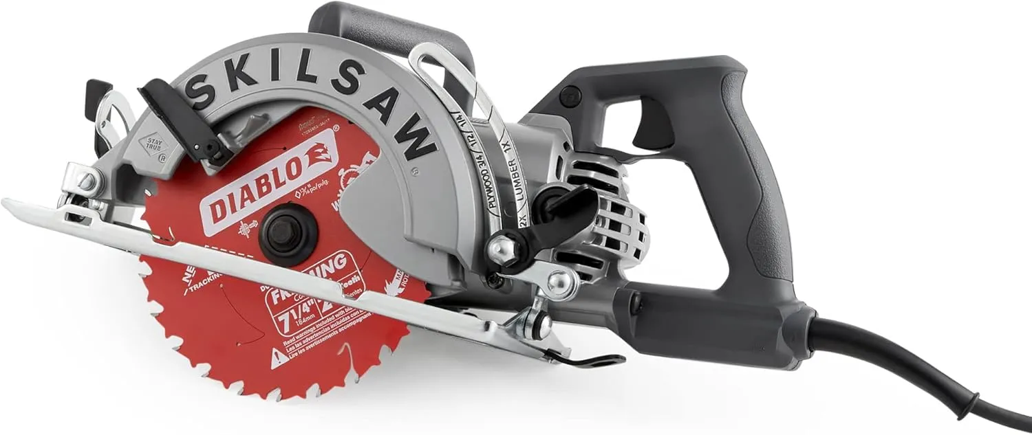 SKIL 7-1/4" Worm Drive Corded Circular Saw-SPT77W-22