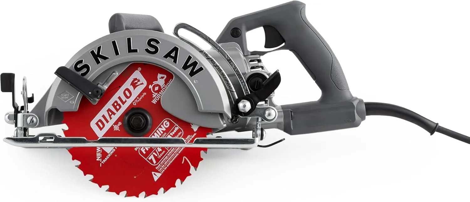 SKIL 7-1/4" Worm Drive Corded Circular Saw-SPT77W-22