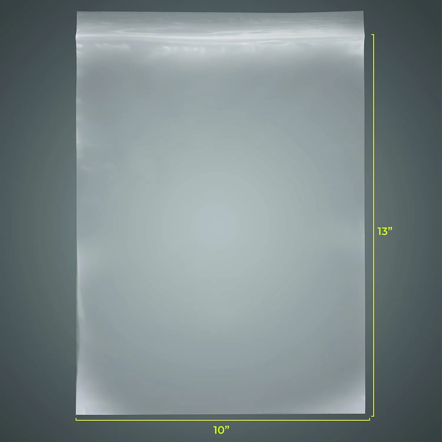 SNL Quality Zipper Lock Reclosable Clear Disposable Plastic Bags, Strong | Assorted Large Bag Sizes - 6" X9", 8" X 10", 9" X 12", 10" X 13" - 2 MIL - 400 Bags