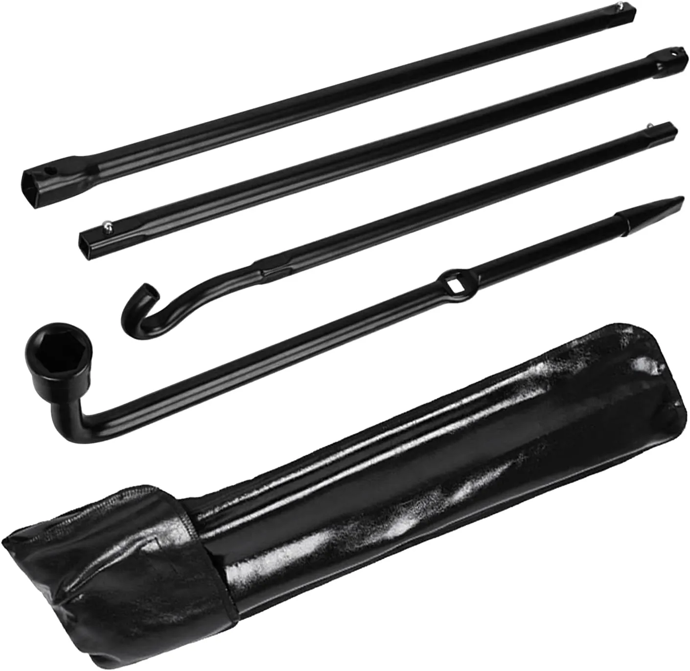 Spare Tire Tool Set Kit Fit for 2004-2018 F150 Ford F-150 Spare Tire Lug Wrench Extension Jack Tool Kit Set Pickup Truck with Carrying Bag (with no Jack)