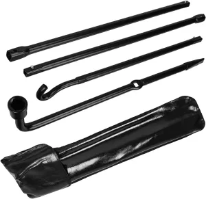 Spare Tire Tool Set Kit Fit for 2004-2018 F150 Ford F-150 Spare Tire Lug Wrench Extension Jack Tool Kit Set Pickup Truck with Carrying Bag (with no Jack)