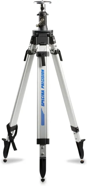 Spectra Precision 2162 Elevating, Flat Head Heavy Duty Aluminum Tripod for Rotary Laser Levels and Grade Lasers