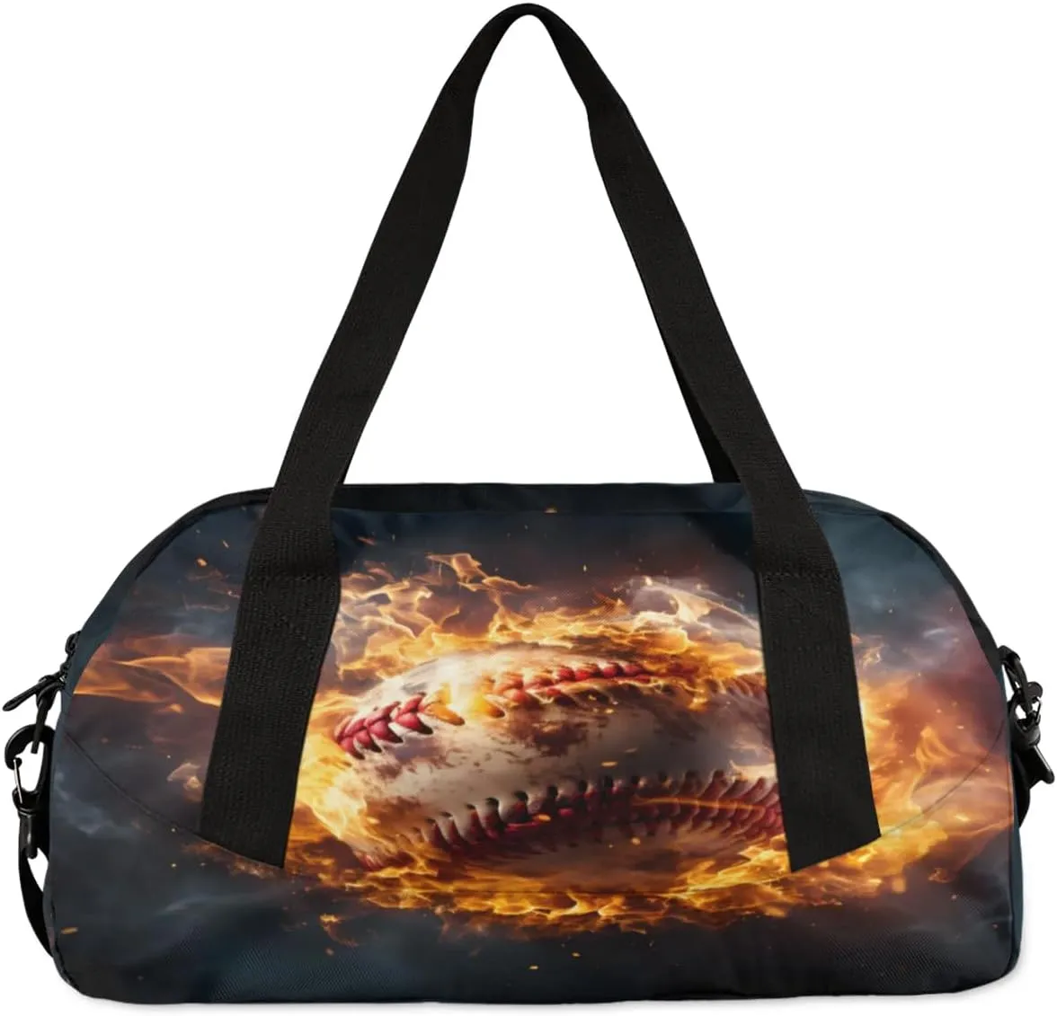 Sport Duffel Bag Baseball Sport Kids Gym Bag Weekender Overnight Bags for Boys Girls Teens Carry On Workout Travel Bag