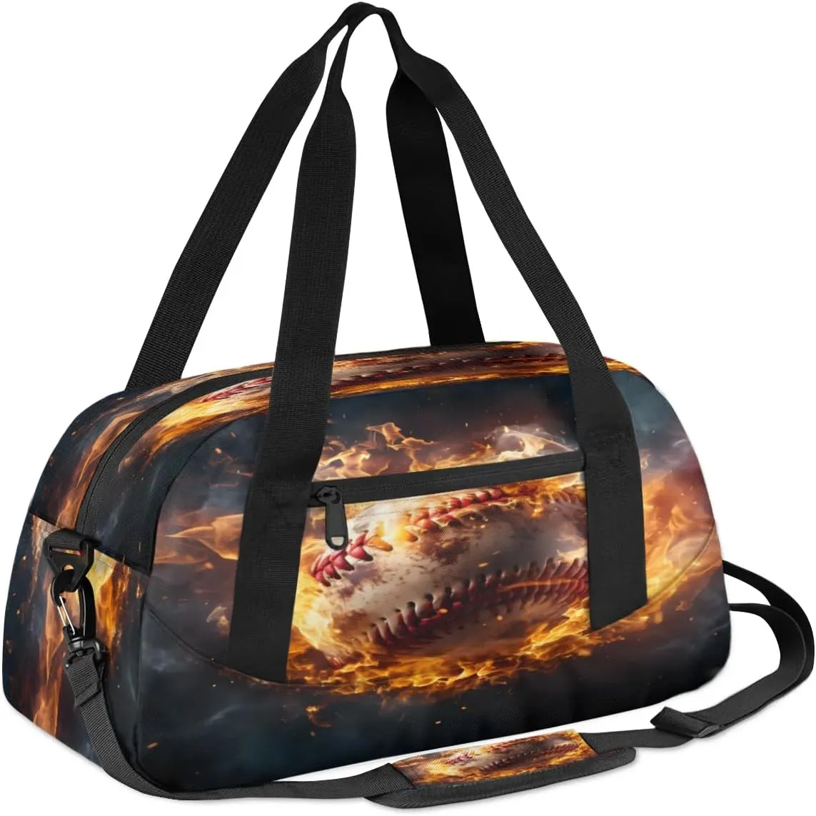 Sport Duffel Bag Baseball Sport Kids Gym Bag Weekender Overnight Bags for Boys Girls Teens Carry On Workout Travel Bag