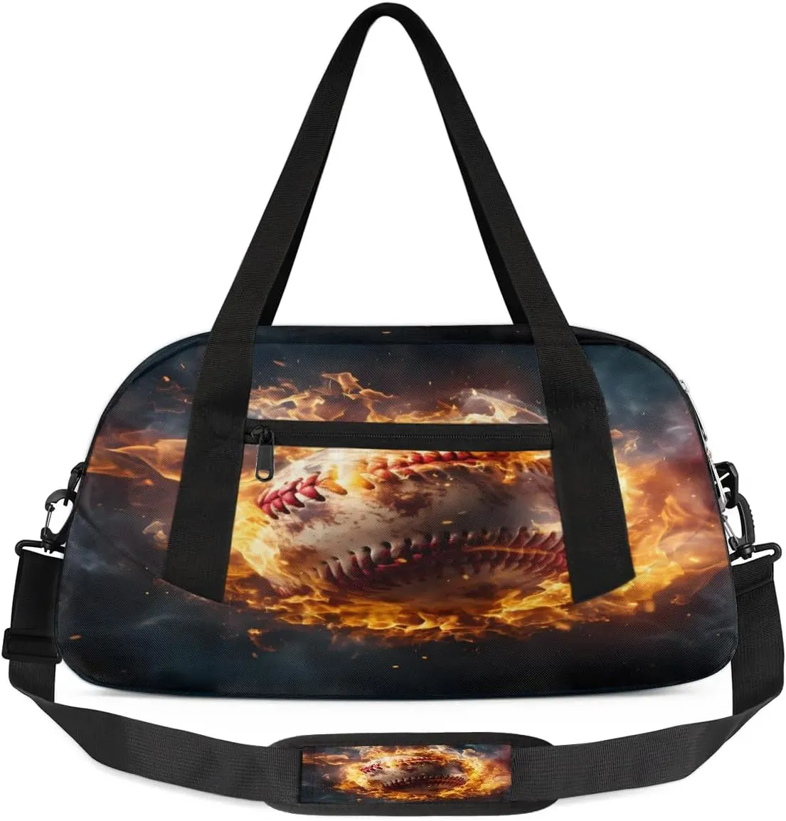 Sport Duffel Bag Baseball Sport Kids Gym Bag Weekender Overnight Bags for Boys Girls Teens Carry On Workout Travel Bag