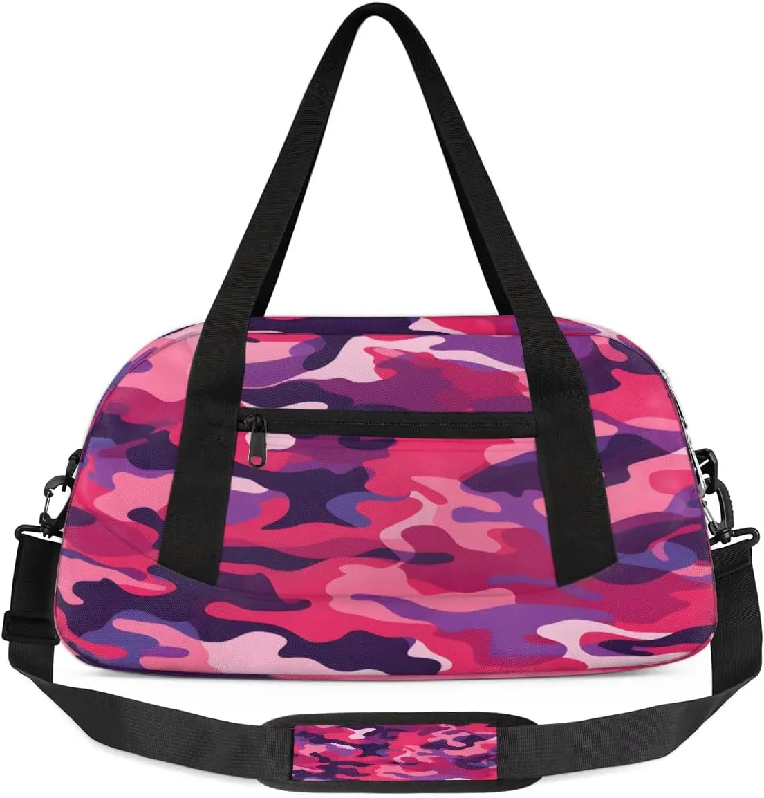 Sport Duffel Bag Camo Kids Gym Bag Weekender Overnight Bags for Boys Girls Teens Carry On Workout Travel Bag