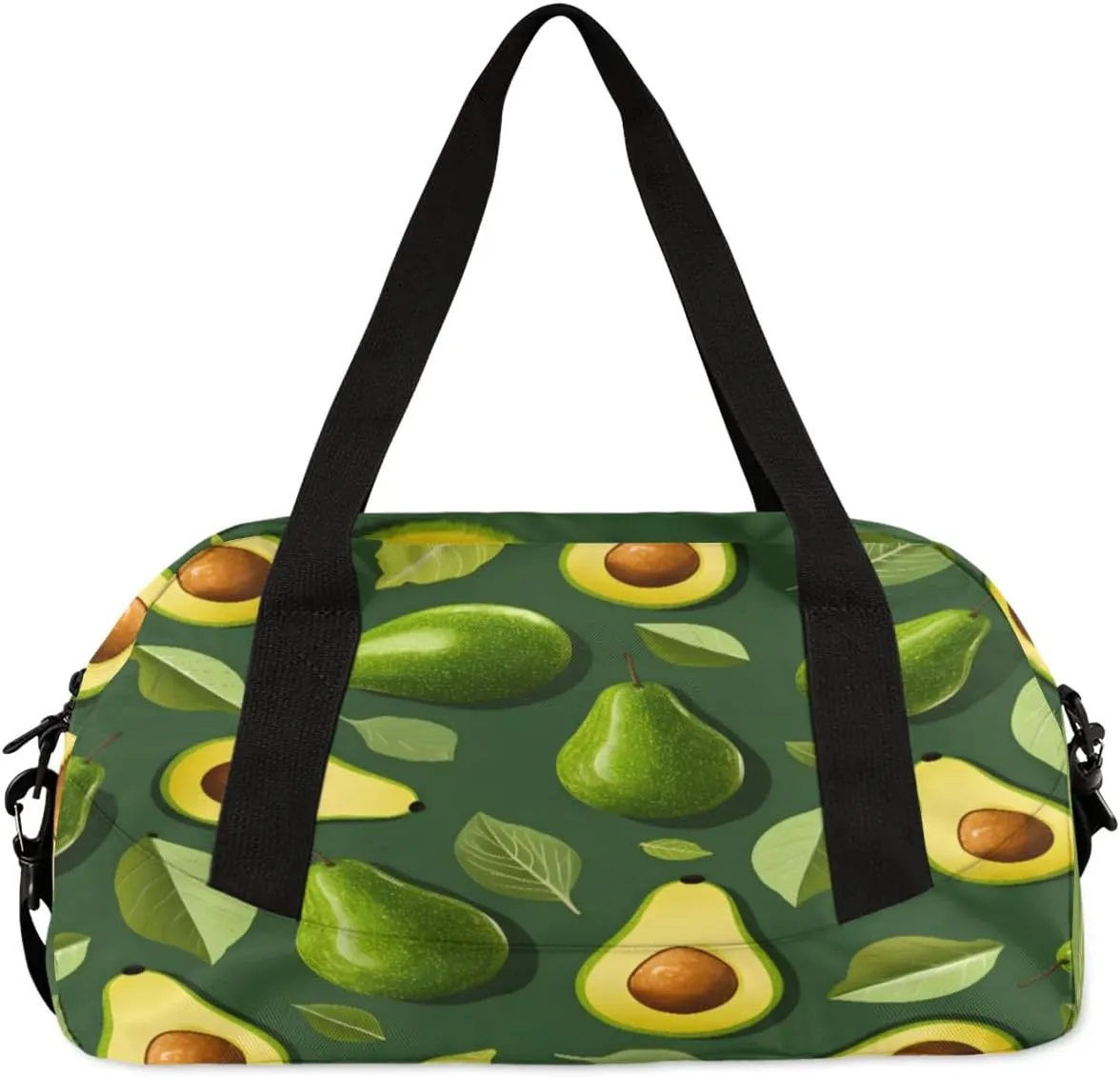 Sport Duffel Bag Delicious Avocado Kids Gym Bag Weekender Overnight Bags for Boys Girls Teens Carry On Workout Travel Bag