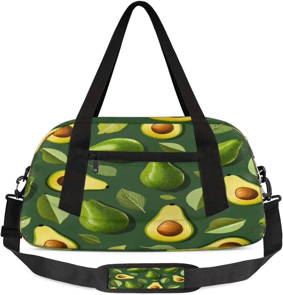 Sport Duffel Bag Delicious Avocado Kids Gym Bag Weekender Overnight Bags for Boys Girls Teens Carry On Workout Travel Bag