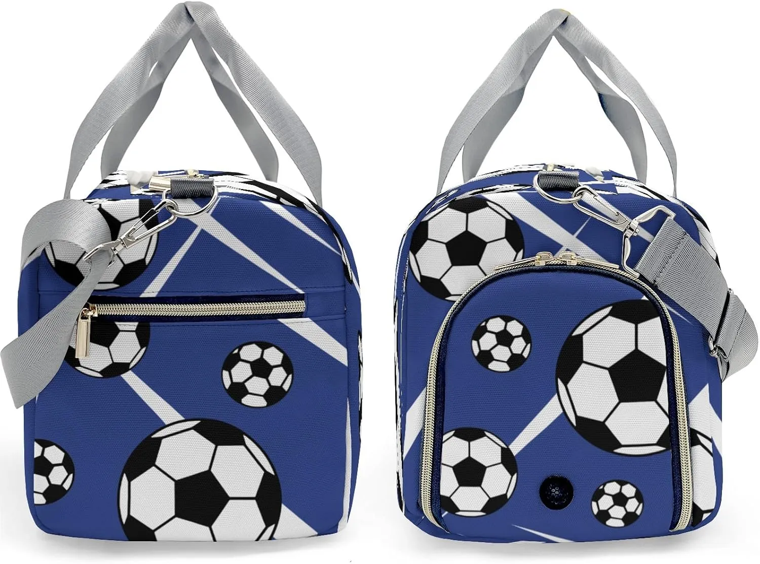 Sport Player Duffle Bag for Travel,Personalized Soccer Number Royal Carry on Bag Travel Bags Travel Duffel Bag Overnight Weekend Gym Bag Carry On Luggage Bags